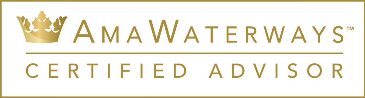 AmaWaterways Certified Advisor logo.