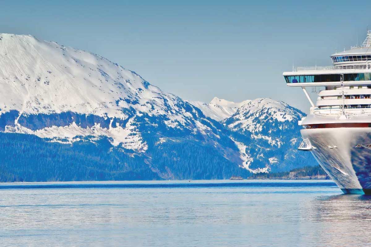 Alaska cruise ship.
