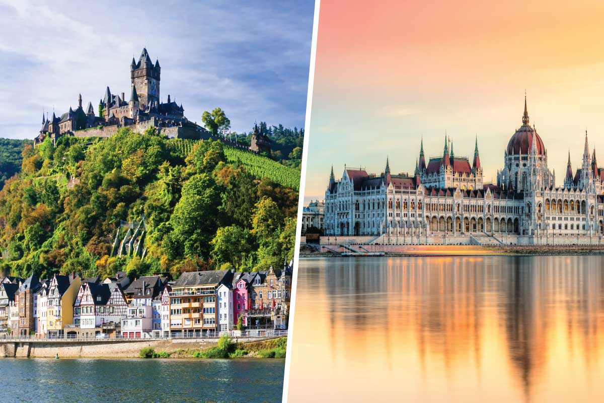 Rhine vs. Danube River Cruises.